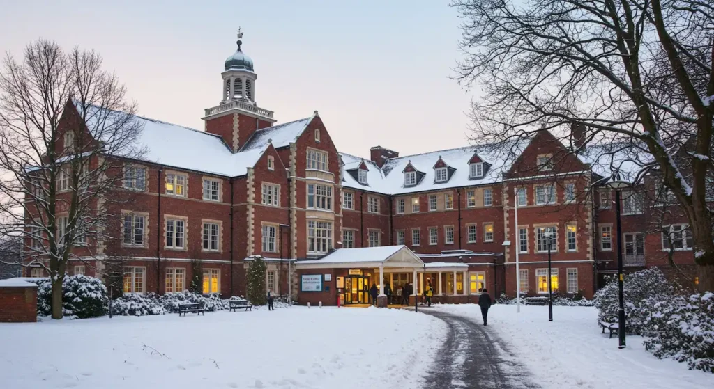 Public Sector Building in the Snow