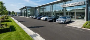 Car dealership grounds maintenance