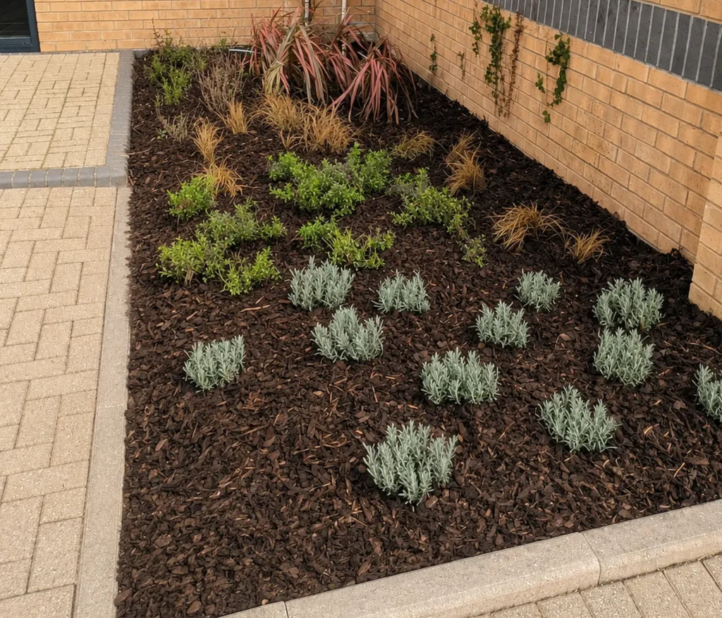 commercial landscaping project